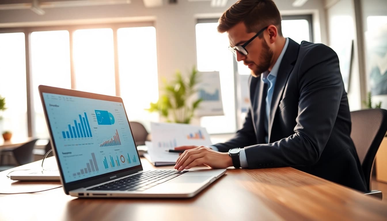 Optimize your online visibility with edmonton seo strategies in a modern office environment.
