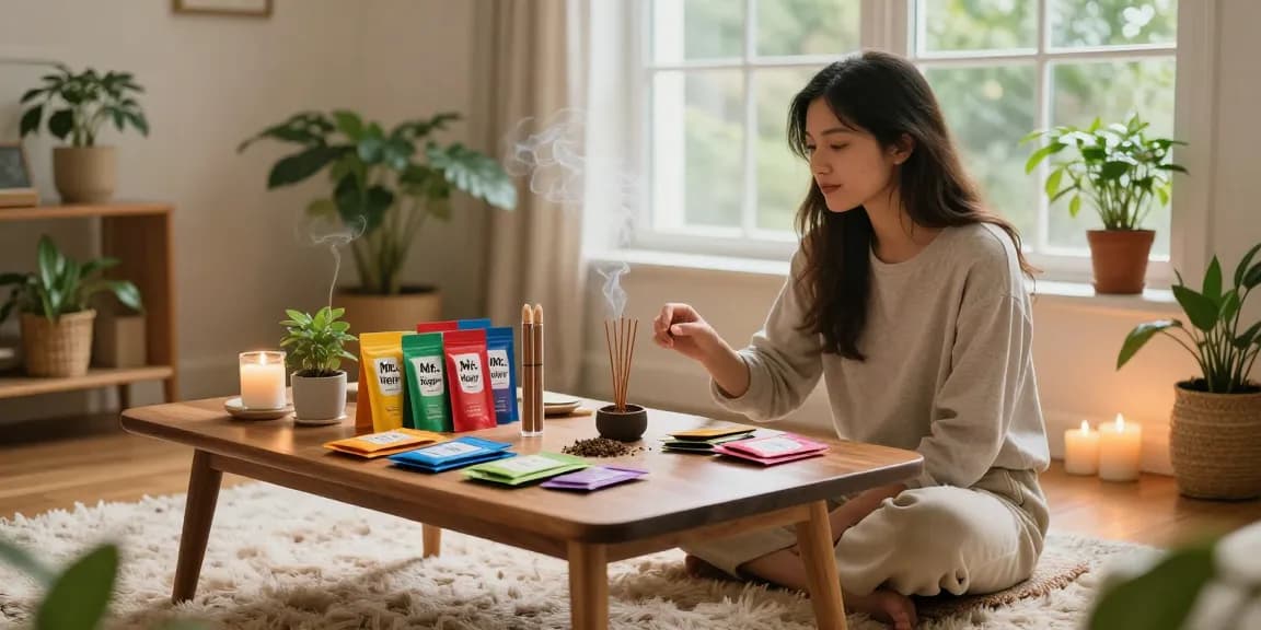 Experience the joy of buy-mr-happy-potpourri-incense in a cozy, aromatic home setting.