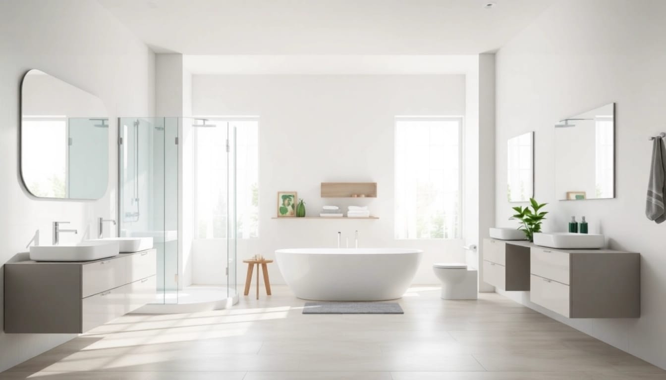 Erleben Sie die hochwertigen Produkte von sonni sanitär GmbH in einem modernen Badezimmerdesign.
