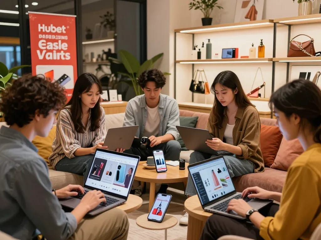 Exciting e-commerce experience showcasing Hu bet's latest fashion products.