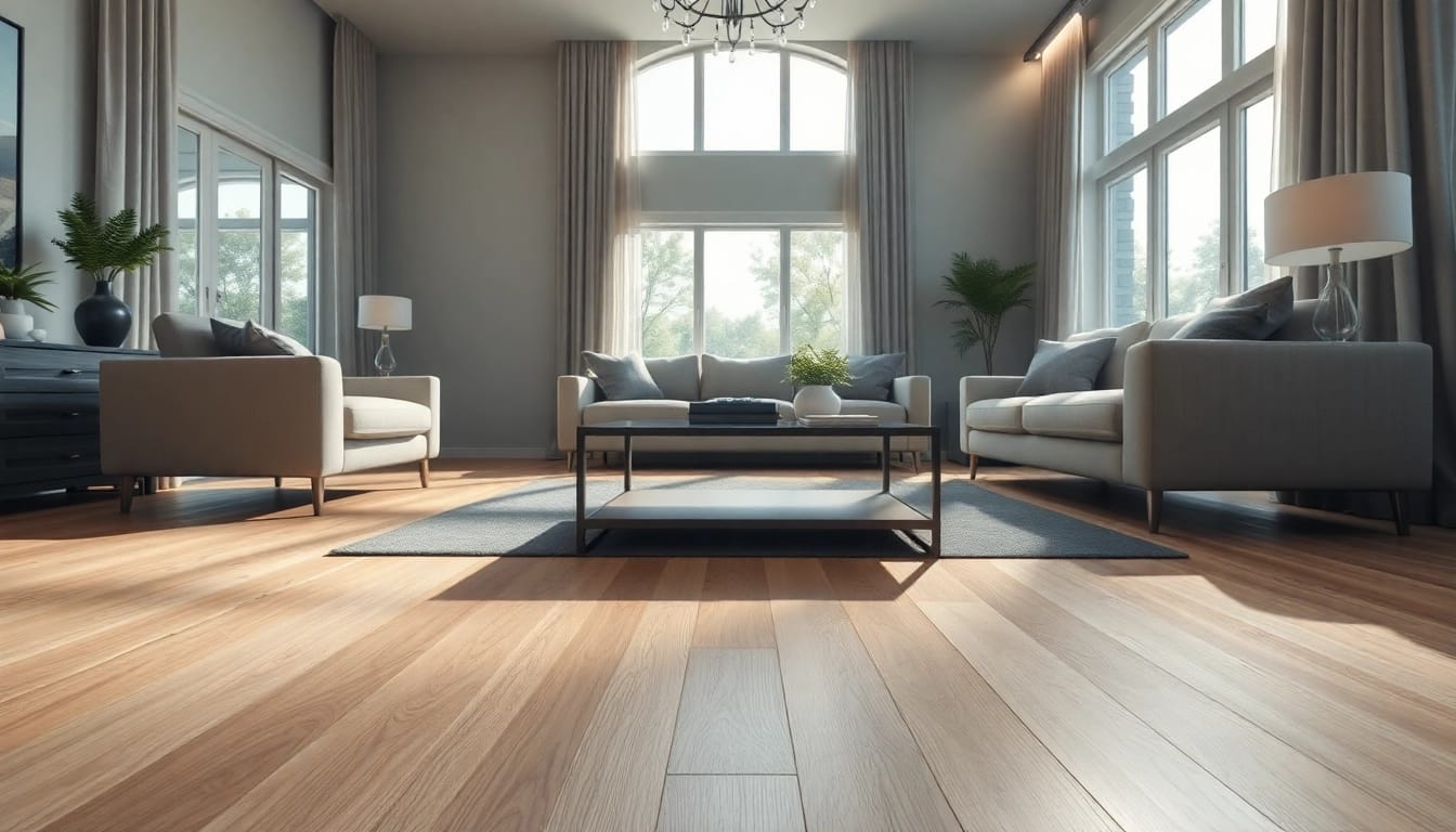 Enhance your space with vinyl flooring near me featuring a stylish wood-like finish.