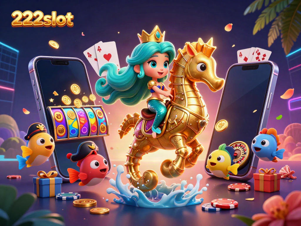 Menangkan permainan slot cepat di 222slot dengan pemandangan putri duyung yang memukau!