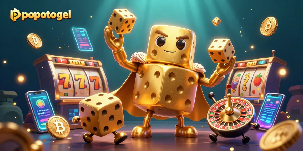 Engage with popotogel's dynamic slot gaming experience featuring vibrant 3D characters and elements.