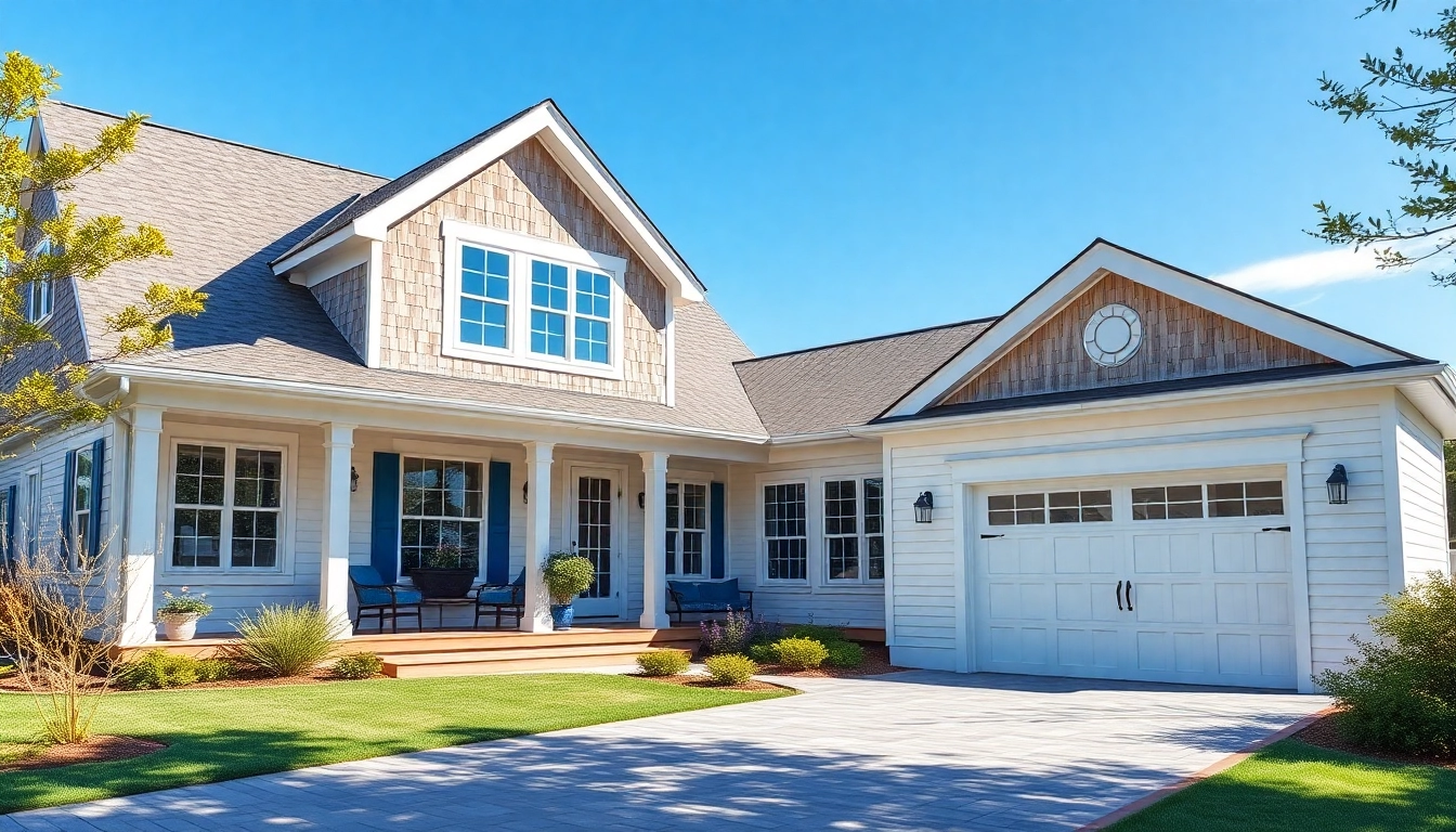 Enhance your home with a Cape Cod home addition featuring a charming design and attached garage.