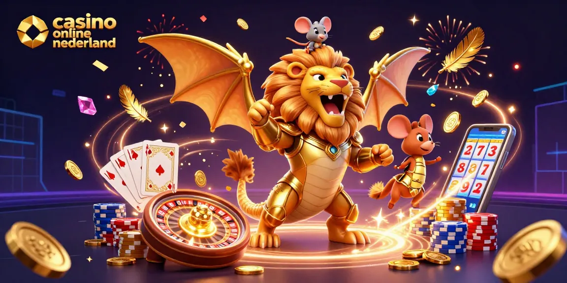 Experience thrilling wins with casino online nederland featuring a vibrant 3D chimera character surrounded by gaming elements.