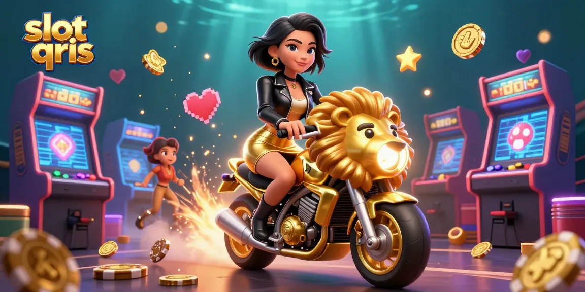 Experience thrilling gameplay with slot qris in a dynamic casino-themed 3D scene.