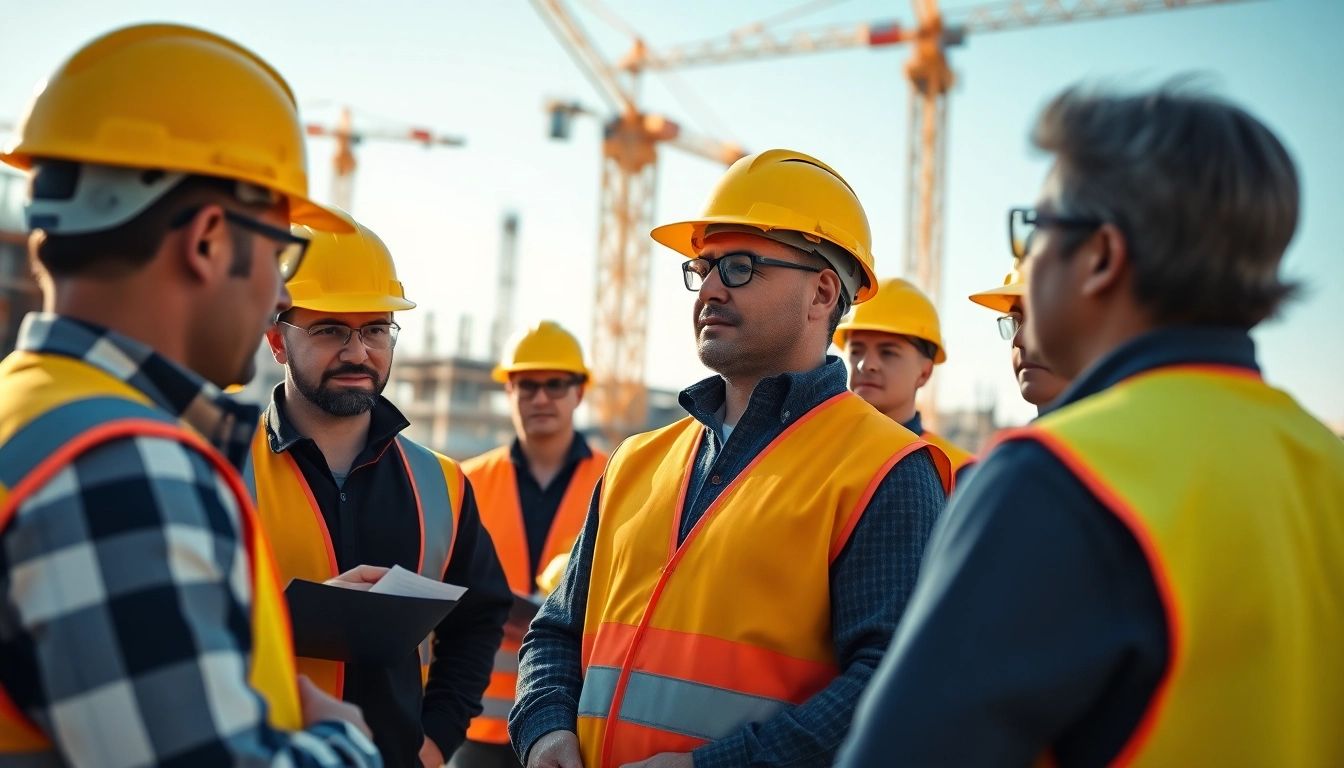 Engage in construction safety training with experienced professionals and essential safety gear.