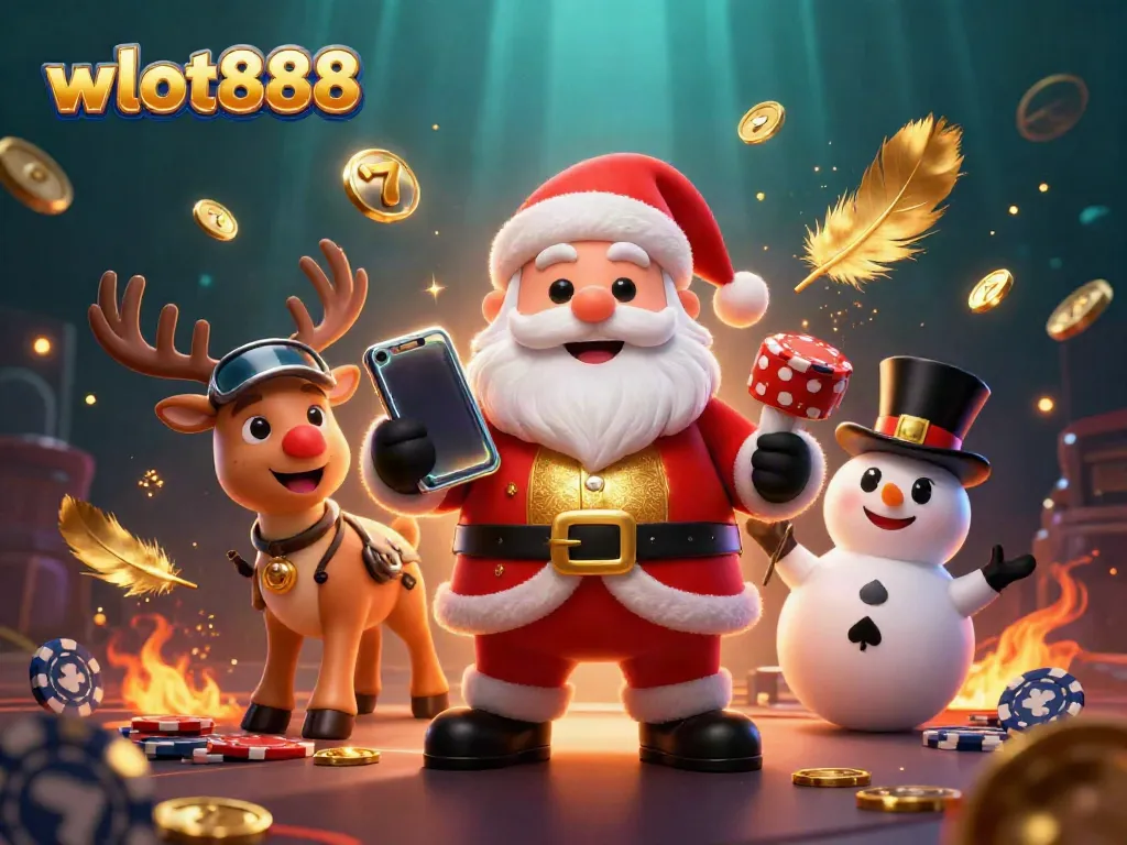 Menangkan jackpot slot gacor di wslot888 bersama Santa dan teman-temannya