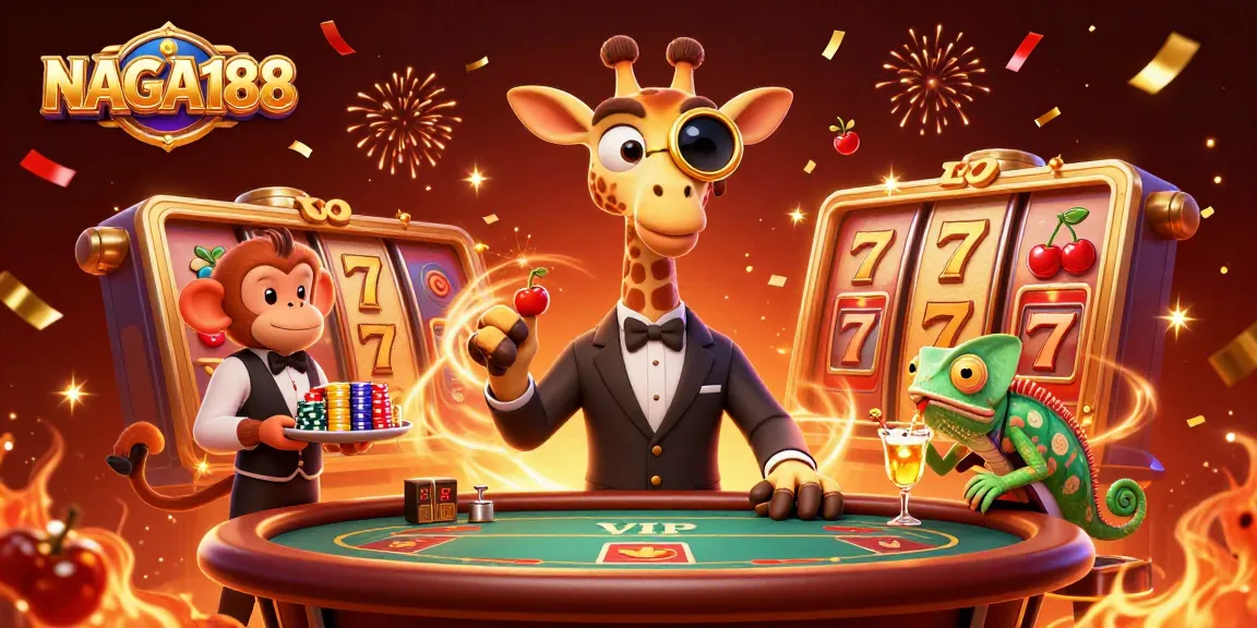 NAGA188 memukau dengan slot dan pemenang beruntung di meja poker yang glamor.