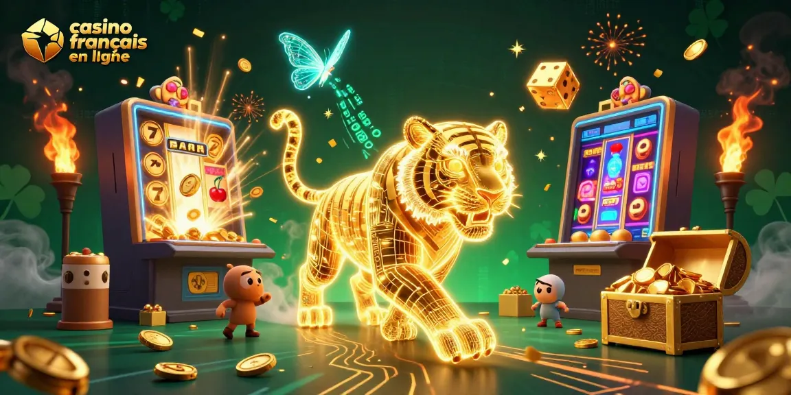 Jouez et gagnez avec casino français en ligne dans un paysage numérique de casino éclatant.