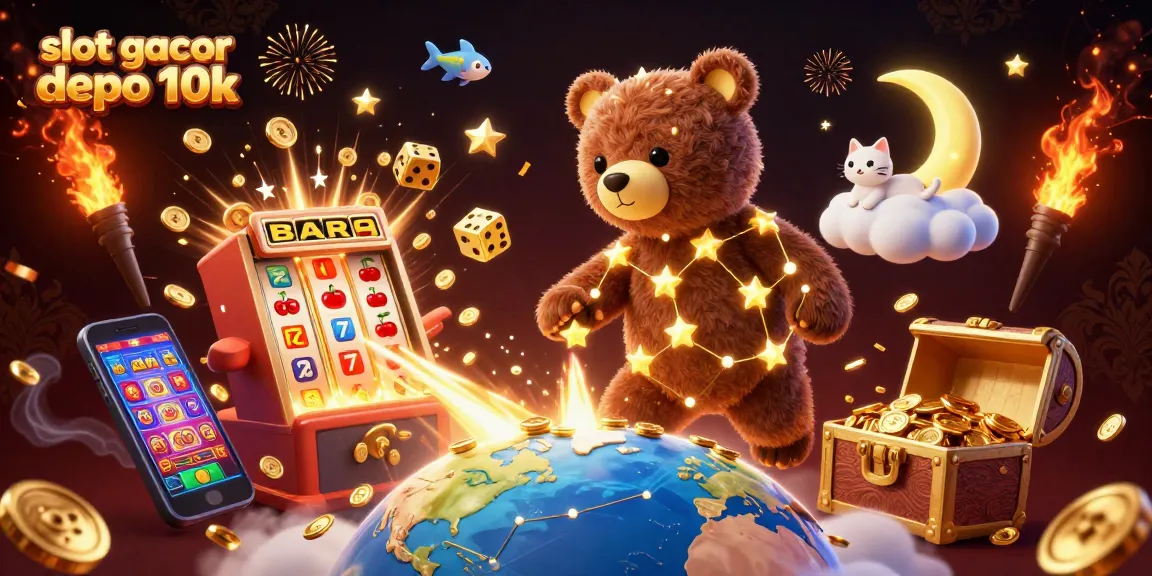 Menangkan jackpot slot gacor depo 10k dengan ilustrasi berwarna yang menarik dan detail yang kaya.