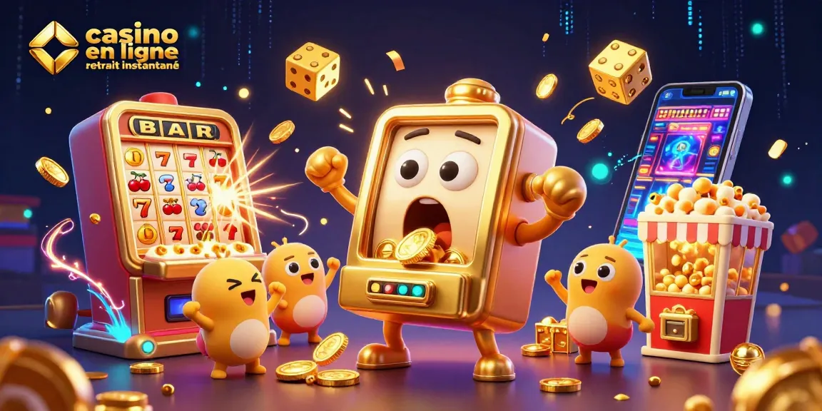 Jouez au casino en ligne retrait instantané et percevez vos gains rapidement grâce à une machine à sous dorée et dynamique.