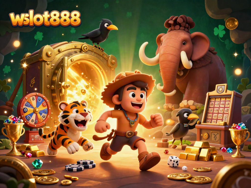 Menangkan jackpot dengan wslot888 dalam permainan lotere menarik di kasino prasejarah.