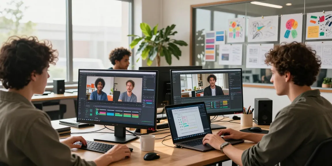 seedance 2.0 video production collaboration in a creative studio