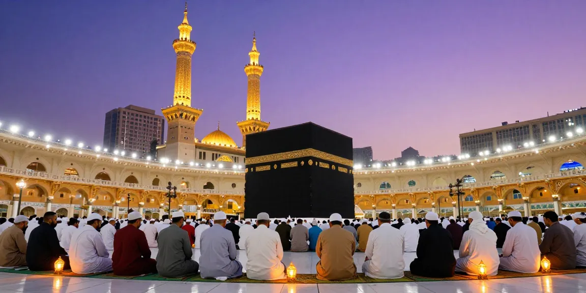Umroh Itikaf during Ramadan at Masjidil Haram, capturing the essence of pilgrimage experiences in Makkah, travel guide.