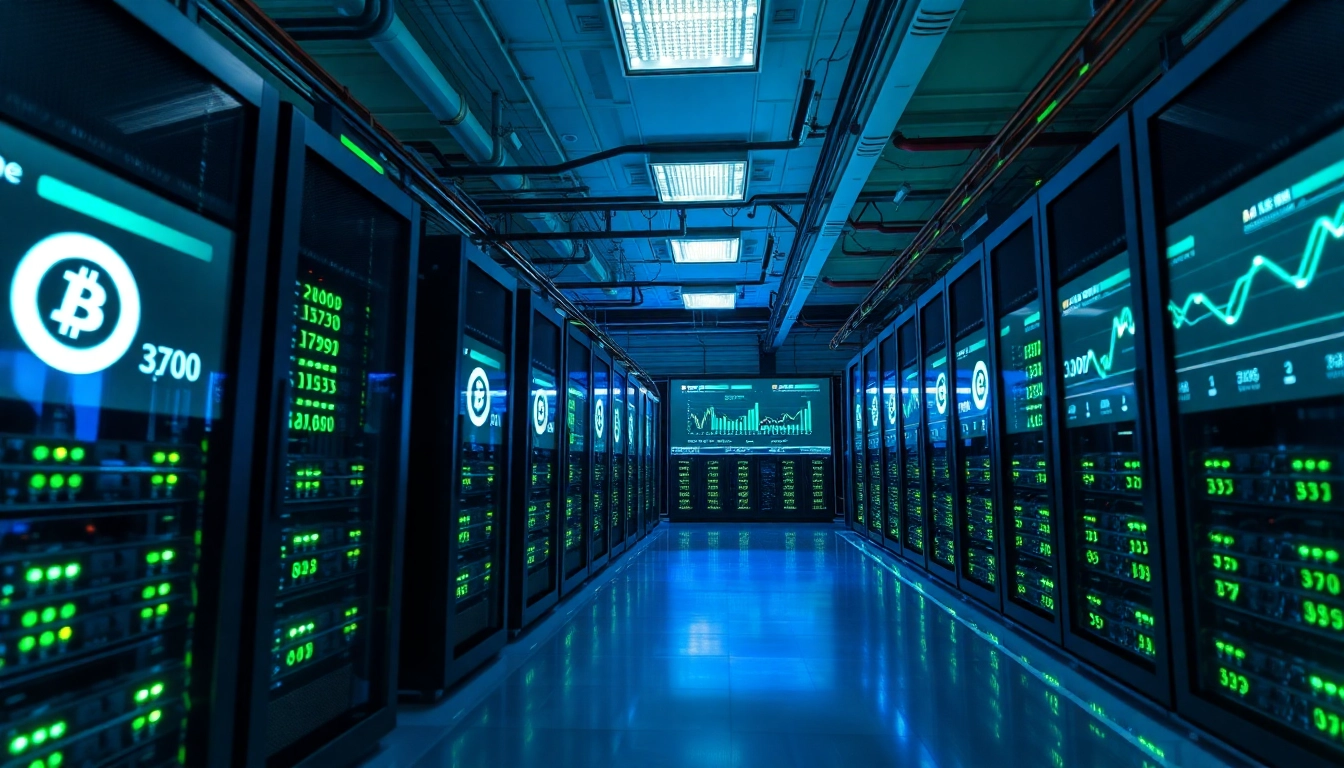 Top cloud mining data center with advanced mining rigs and real-time stats.