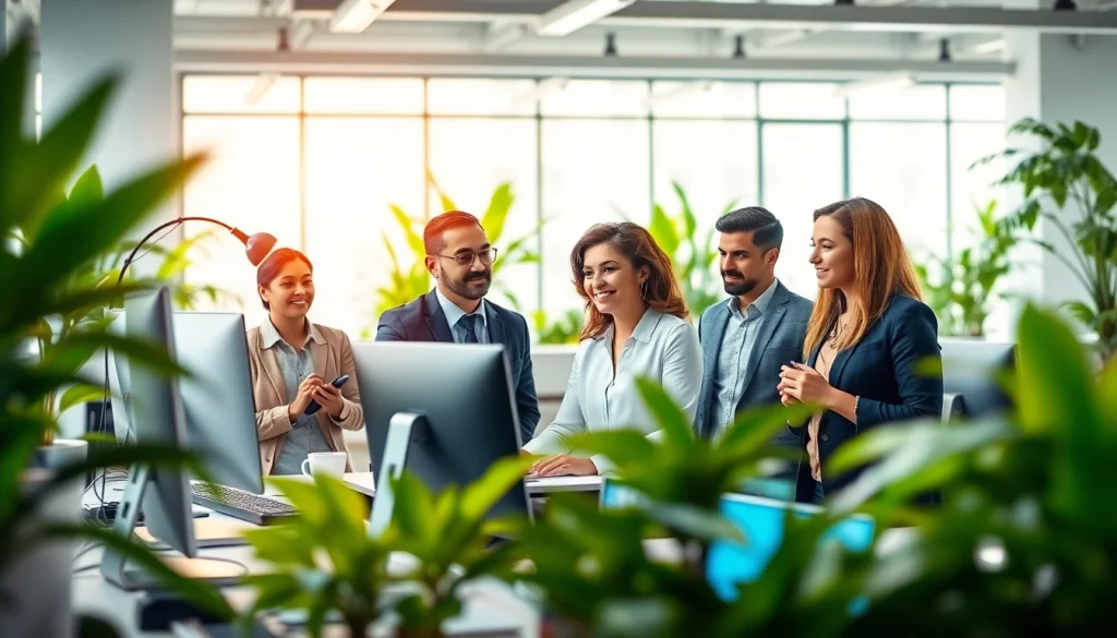 Engaging technology discussions in a modern workspace showcasing Innovation.