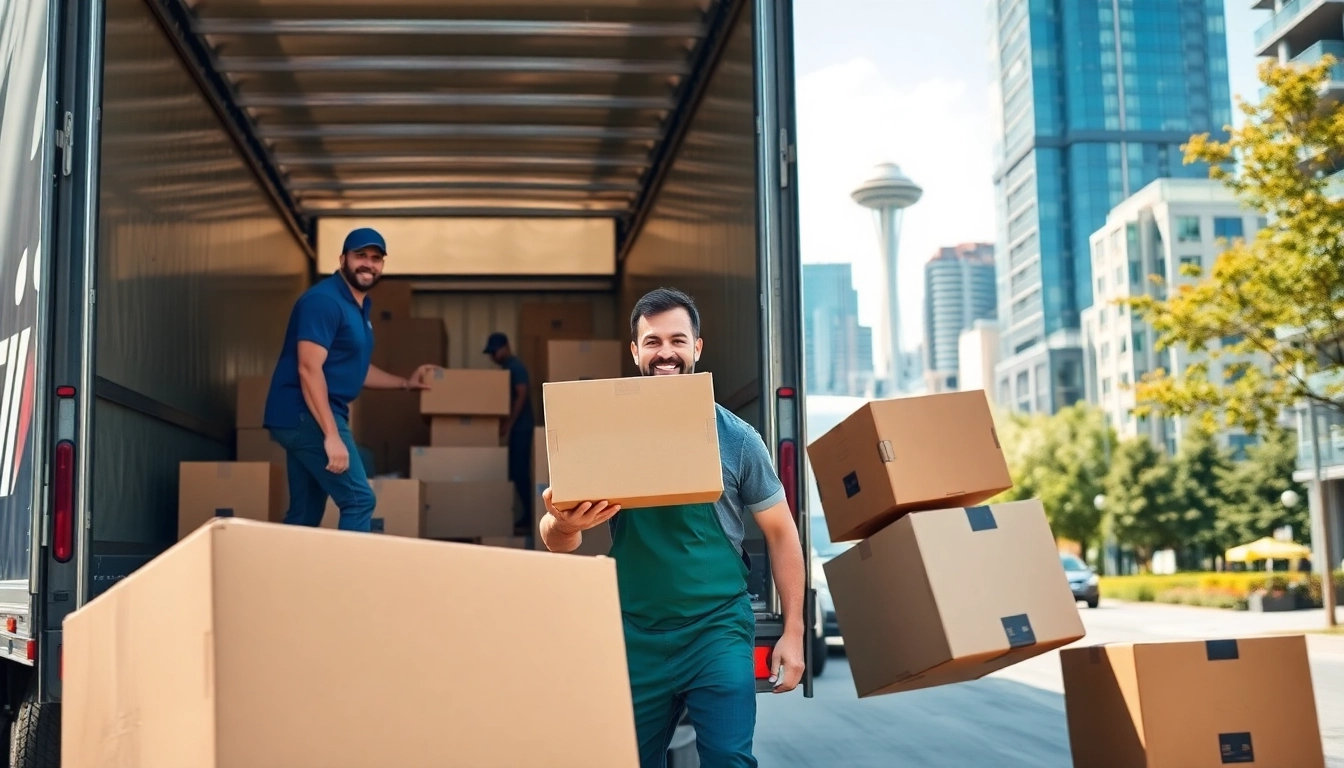 Expert movers packing securely for a stress-free relocation with the best movers in Vancouver.