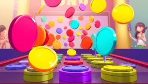 Mengamati aksi game demo plinko saat disc berjatuhan, penuh warna dan keseruan.