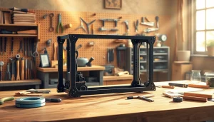 Build your custom pf940v2 frame kit with precision tools on a workbench.