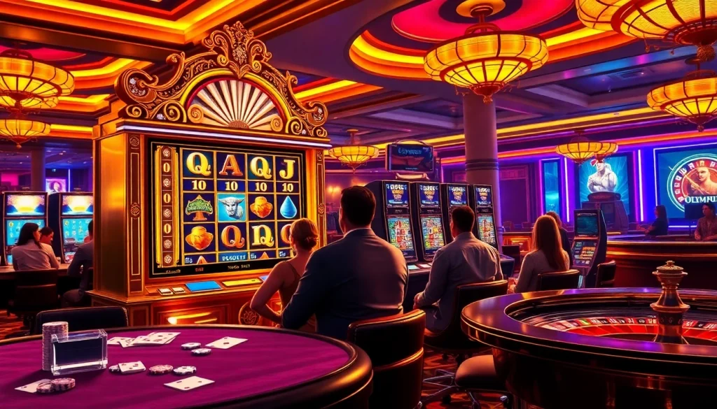 Menang besar dengan mesin slot Olympus saat para pemain menikmati aksi kasino klasik.