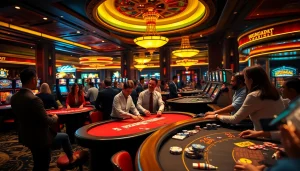 Menangkan hoki77 dengan suasana kasino yang meriah dan dealer profesional.