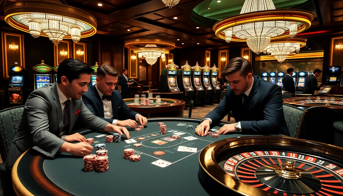 Participez à l'excitation des meilleurs casino en ligne avec une action de poker immersive et une ambiance de casino vibrante.